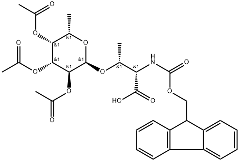 N-芴甲氧羰基-O-beta-(2,3,4-三-O-乙?；?alpha-L-吡喃巖藻糖基)-L-蘇氨酸