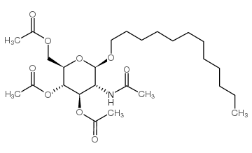十二烷基-2-乙酰氨基,3,4,6-O-三乙?；?2-脫氧-beta-D-吡喃葡萄糖苷