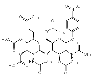 4-硝基苯基-2-乙酰氨基-3-O-(2-乙酰氨基-3,4,6-三-O-乙?；?-脫氧-Β-D-吡喃葡萄糖苷)-4,6-二-乙?；?2-脫氧-Α-D-半乳糖苷
