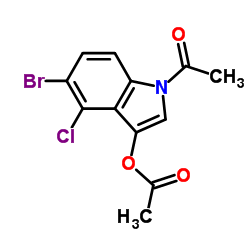 1-乙?；?5-溴-4-氯吲哚-3-乙酸酯