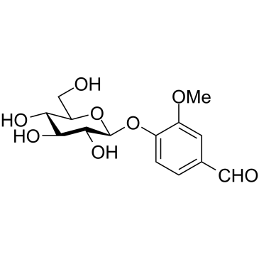 4-(beta-D-葡萄糖)-3-甲氧基苯甲醛，香草醛-beta-D-葡萄糖苷