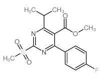 4-(4-氟苯基)-6-異丙基-2-（甲基磺?；┼奏?5-羧酸甲酯