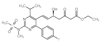 (5S)-7-[4-(4-氟苯基)-6-異丙基-2-（N-甲基-N-甲磺?；┼奏?5-yl]-5-羥基-3-氧代-6（E）-庚酸乙酯