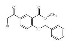 5-(2-溴乙?；?-2-芐氧基苯甲酸甲酯	